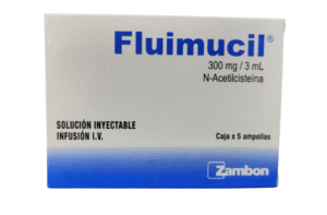 FLUIMUCIL 300MG/3ML SOLUCIÓN INYECTABLE UNIDAD