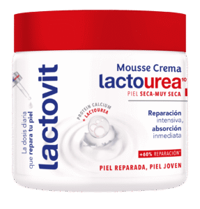 LACTOVIT MOUSSE CREMA LACTOUREA PIEL SECA-MUY SECA REPARACIÓN INTENSIVA 400 ml  -UNIDAD