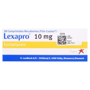 LEXAPRO 10MG TABLETAS VIA ORAL CAJA X28 UNIDADES