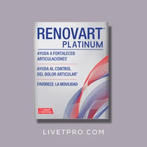 RENOVART PLATINUM PARA ARTICULACIONES COLÁGENO HIDROLIZADO SABOR NARANJA - SOBRES -UNIDAD -CAJA CON 30 SOBRES