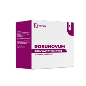 ROSUNOVUM 10MG TABLETAS VIA ORAL CAJA X30 UNIDADES