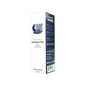 SLEEP WELL MELATONIN PLUS / GOTAS DE MELATONINA  PARA UN SUEÑO NATURAL, CON VIT. B6, FRASCO CON 60ml.