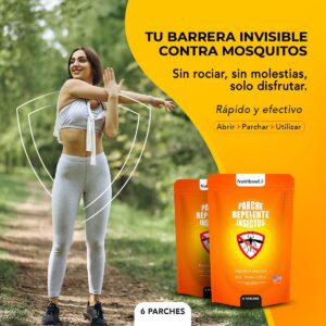 PARCHE REPELENTE DE INSECTOS X6 UNIDADES