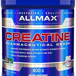 ALLMAX CREATINE PHARMACEUTICAL GRADE 400G SUPLEMENTO DIETÉTICO - CREASYN -UNIDAD