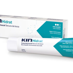 KIN HIDRAT PASTA DENTÍFRICA,  BOCA SECA, CON XYLITOL FLUORIDE -PRESENTACIÓN DE 125mL.