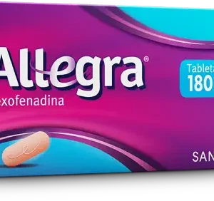 ALLEGRA 180MG TABLETA RECUBIERTA UNIDAD CAJA X10 UNIDADES