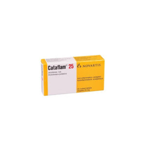 CATAFLAM 25MG TABLETAS VIA ORAL UNIDAD
