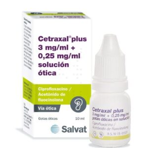 CETRAXAL PLUS SOLUCIÓN ÓTICA 10ML