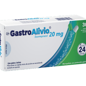 GASTRO ALIVIO 40 MG  CÁPSULAS DE LIBERACIÓN RETARDADA - UNIDAD - CAJA CON 30 CÁPSULAS