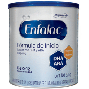 ENFALAC FORMULA DE INICIO 375g (DE 0 A 12 MESES) VITAMINAS, MINERALES, DHA-ARA  -UNIDAD