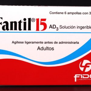 FANTIL 15 AD3 SOLUCIÓN INGERIBLE - ADULTOS - UNIDAD - CAJA CON 6 AMPOLLAS DE 3ML