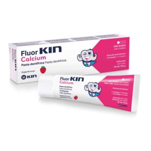 KIN FLUOR CALCIUM,  PASTA DENTÍFRICA INFANTIL  ANTICARIES - PRESENTACIÓN DE 75mL.