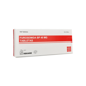 FUROSEMIDA BP 40 MG SQUARE - TABLETAS - UNIDAD - CAJA CON 100 TABLETAS