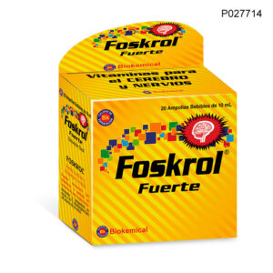 FOSKROL FUERTE SOLUCION ORAL - AMPOLLAS BEBIBLES - UNIDAD - CAJA CON 20 AMPOLLAS
