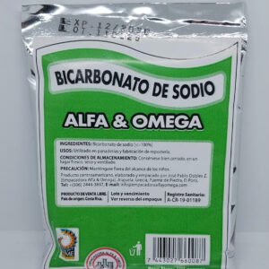 BICARBONATO DE SODIO ALFA & OMEGA -SOBRE CON 100g