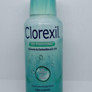 CLOREXIL SOLUCIÓN PARA ENJUAGUE BUCAL -USO PROFESIONAL -  SABOR MENTA - PRESENTACIÓN DE 240mL.