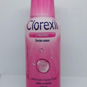 CLOREXIL SOLUCIÓN PARA ENJUAGUE BUCAL - GINGIVAL ENCÍAS SANAS -  SABOR MENTA - PRESENTACIÓN DE 240mL.