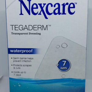 NEXCARE TEGADERM TRANSPARENT DRESSING WATERPROOF - PARCHES TRANSPARENTES - UNIDAD - CAJA CON 8 UNIDADES