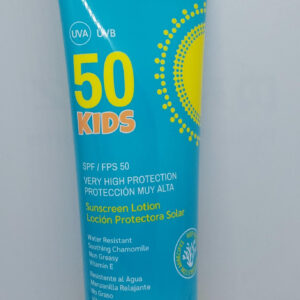 LO UV SUNCARE KIDS (NIÑOS), LOCIÓN PROTECTORA SOLAR UVA FPS 50, PRESENTACIÓN DE 250mL.