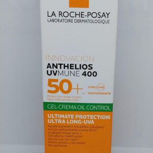 LA ROCHE-POSAY ANTHELIOS UVMUNE 400 GEL-CREMA OIL CONTROL 50+ ULTIMATE PROTECTION, PRESENTACIÓN 48g.
