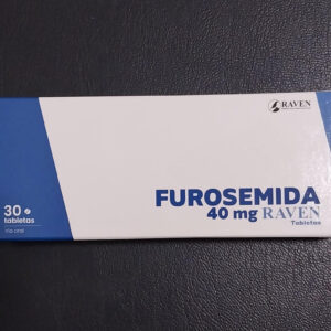 FUROSEMIDA RAVEN 40 MG  TABLETAS - UNIDAD - CAJA CON 30 TABLETAS