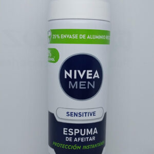 NIVEA MEN ESPUMA DE AFEITAR SENSITIVE 0% ALCOHOL 200ml - UNIDAD