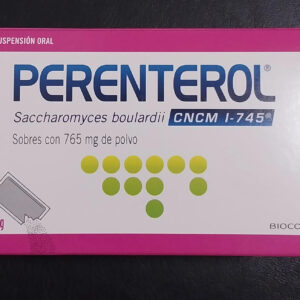 PERENTEROL 250 MG  SOBRES CON 765 MG DE POLVO -UNIDAD- CAJA CON 50 SOBRES