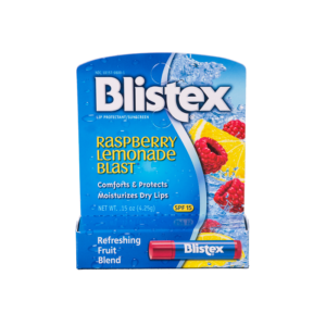 BLISTEX LIP MOISTURIZER, BÁLSAMO LABIAL, RASPBERRY LEMONADE BLAST, 4.25g.