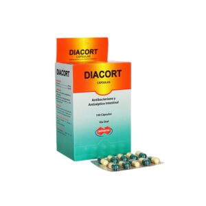 DIACORT CÁPSULAS ANTIBACTERIANO Y ANTISÉPTICO INTESTINAL, UNIDAD