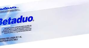 BETADUO 1ML SUSPENSIÓN INYECTABLE, CAJA CON 1 JERINGA.