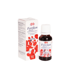 FERRIKYN SOLUCIÓN, SIN ALCOHOL NI AZUCAR. USO PEDIÁTRICO, 20mL.