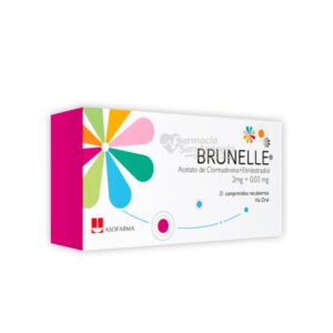 BRUNELLE ANTICONCEPTIVO, COMPRIMIDOS RECUBIERTOS, CAJA CON 21 COMPRIMIDOS.