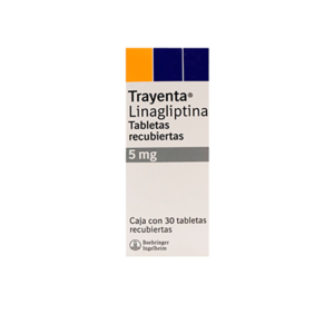 TRAYENTA 5mg, TABLETAS RECUBIERTAS, CAJA CON 30 TABLETAS.