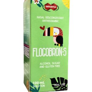 FLOGOBRON-S DESCONGESTIONANTE NASAL, ANTIHISTAMÍNICO, 100 mL.