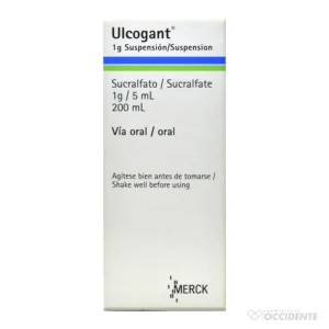 ULCOGANT SUSPENSIÓN 1g, JARABE, PRESENTACIÓN DE 200 mL.