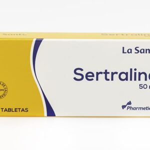 SERTRALINA LA SANTÉ 50mg, TABLETAS, CAJA CON 10 TABLETAS.