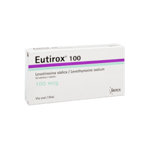 EUTIROX 100MCG TABLETAS VIA ORAL CAJA X 50 UNIDADES - UNIDAD