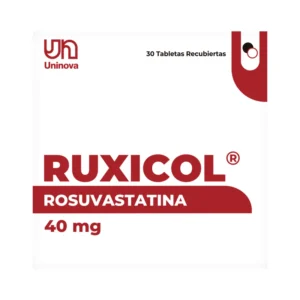 RUXICOL 40mg., TABLETAS RECUBIERTAS, CAJA CON 30 TABLETAS