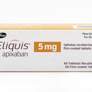ELIQUIS 5MG TABLETAS RECUBIERTAS, CAJA CON 60 TABLETAS