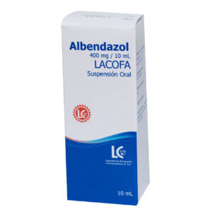 ALBENDAZOL SUSPENSIÓN ORAL, LACOFA, 10mL.