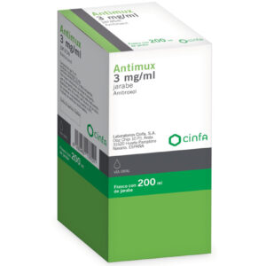 ANTIMUX JARABE AMBROXOL 3mg/mL, 200 mL.