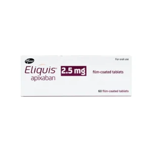 ELIQUIS 2.5MG TABLETAS RECUBIERTAS, CAJA CON 60 TABLETAS