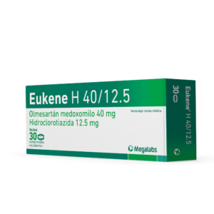 EUKENE H 40/12.5, COMPRIMIDOS RECUBIERTOS, CAJA CON 30 COMPRIMIDOS