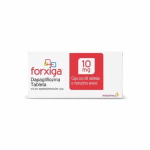 FORXIGA 10mg., COMPRIMIDOS RECUBIERTOS, CAJA CON 30 COMPRIMIDOS