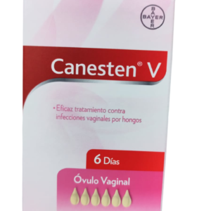 CANESTEN V 6 DÍAS, CAJA CON 18 ÓVULOS, UNIDAD