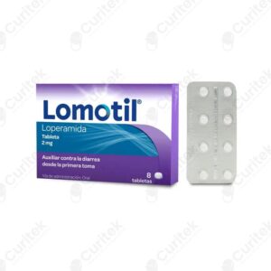 LOMOTIL, TABLETAS, CAJA CON 8 TABLETAS, UNIDAD