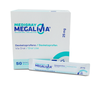 MEGALIVIA MEDIGRAY SOBRES DE SOLUCIÓN ORAL BEBIBLE,  10ml., UNIDAD