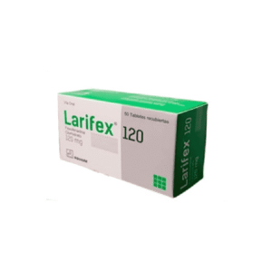 LARIFEX 120MG TABLETAS RECUBIERTAS, VIA ORAL UNIDAD