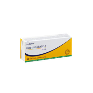 ROSUVASTATINA 10mg, TABLETAS RECUBIERTAS, CAJA CON 30 TABLETAS.