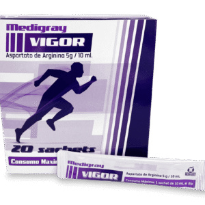MEDIGRAY VIGOR, SACHETS DE 10ml, CAJA CON 20 SACHETS, UNIDAD.
